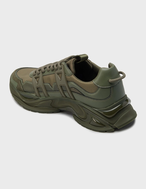 мужские зеленые Кроссовки Guess FMFUNOELE12_green - фото-2