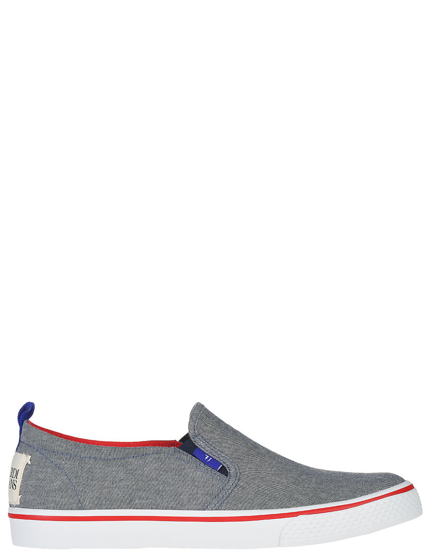 мужские синие Слипоны Trussardi AGR-77A001729Y099999-U290 - фото-2
