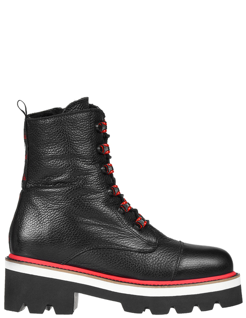 женские черные кожаные Ботинки Lab Milano 4448_black - фото-5