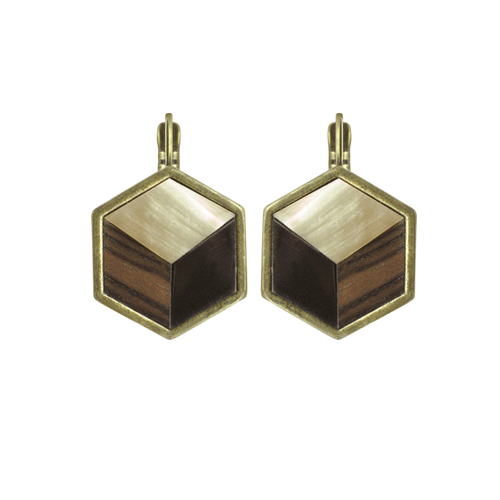 

Серьги, Коричневый