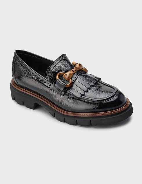 черные Лоферы Luca Grossi K813M_black