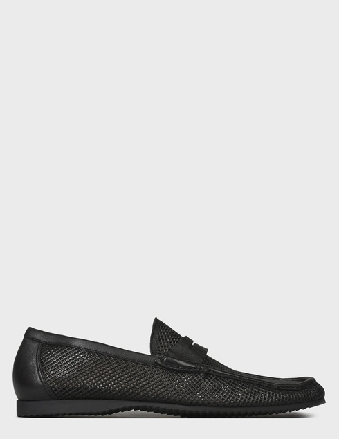 мужские черные кожаные Лоферы Aldo Brue 2515_black - фото-5