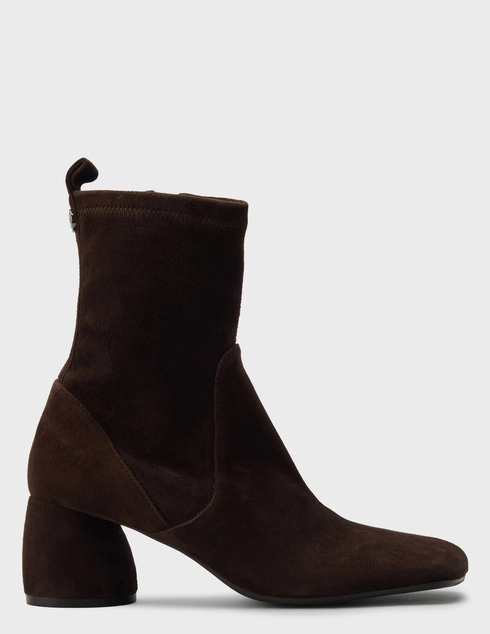 женские коричневые замшевые Ботильоны H'estia Venezia 4817_brown - фото-5