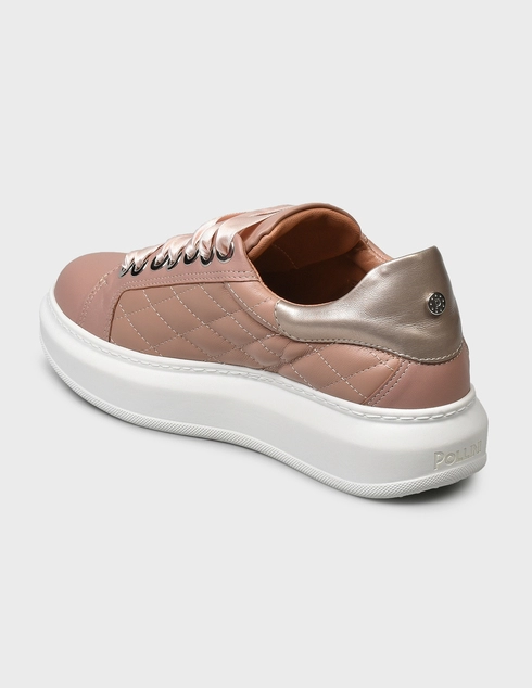 женские розовые Кеды Pollini PLN1506NUD-pink - фото-2
