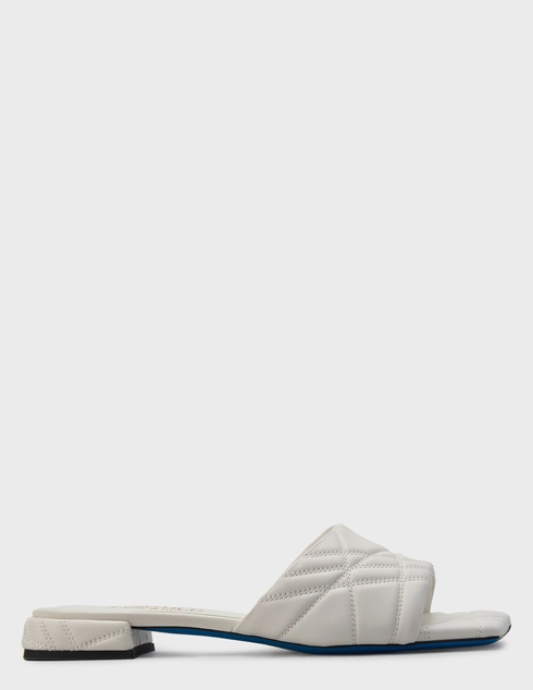 женские белые кожаные Шлепанцы Loriblu 2EJ2P331_white - фото-5
