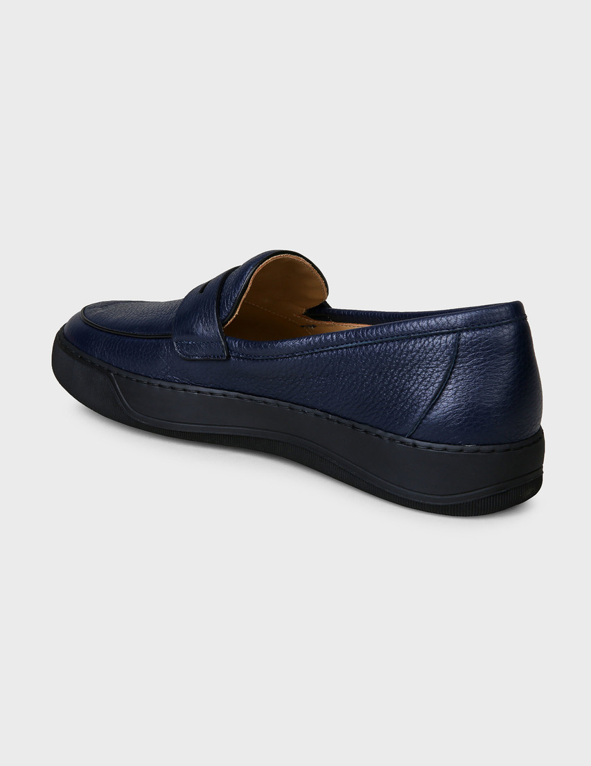 мужские синие Мокасины Aldo Brue 02-blue - фото-2