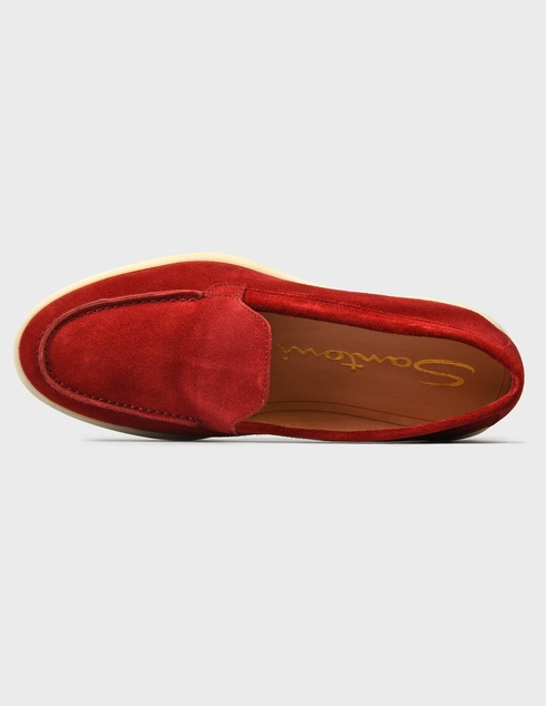 красные женские Лоферы Santoni SWUYA58856TISNPYLB46-red 11585 грн