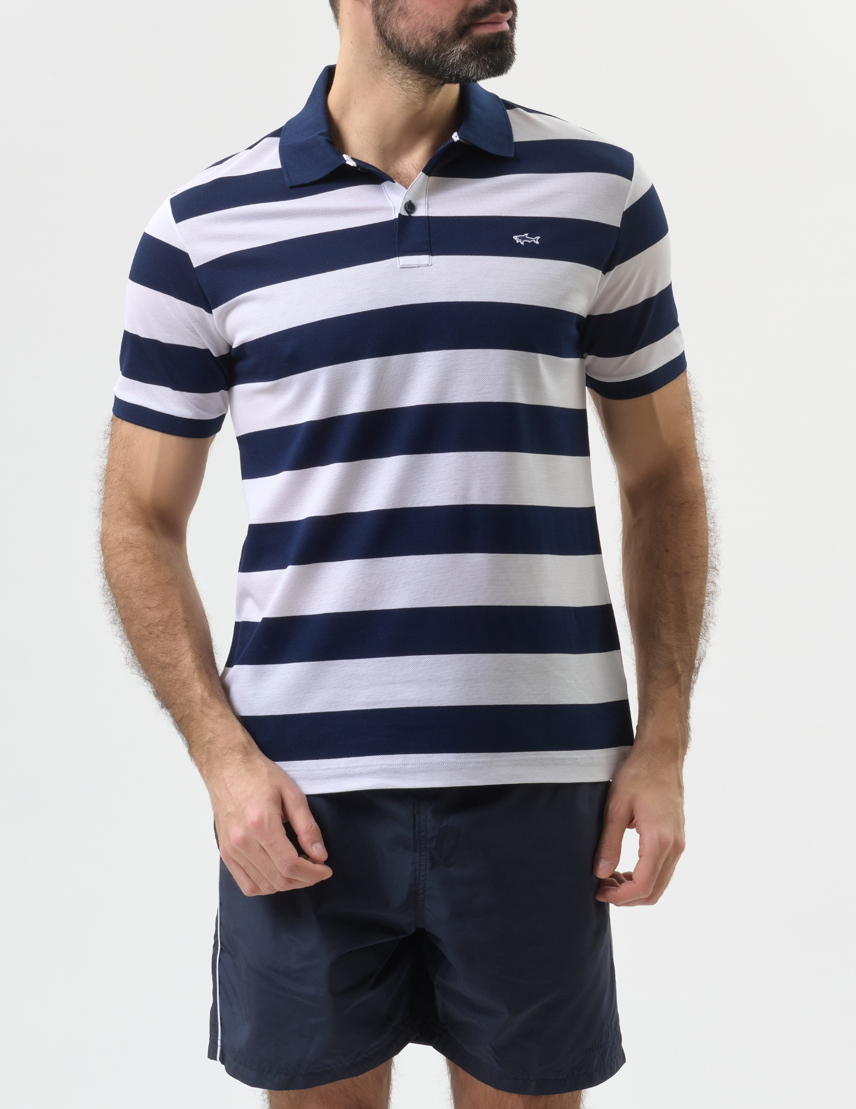 

Поло, Синий;белый