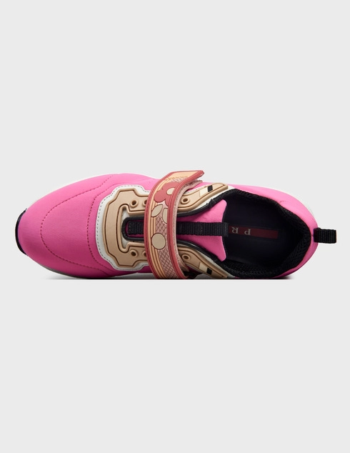 розовые женские Кроссовки Prada 3E6322-Pink 14995 грн