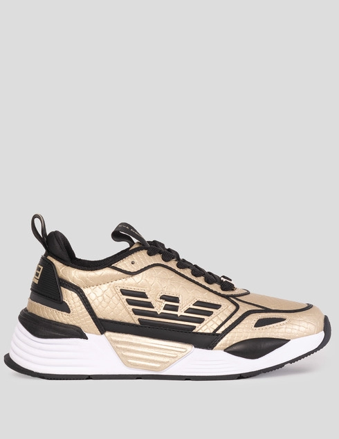 золотые Кроссовки Ea7 Emporio Armani MT 30.54.18 размер - 35; 38.5