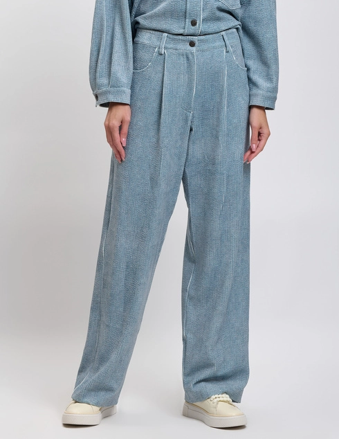 8PM Petunia-Philomena-velv-flanel-Blu_blue фото-4