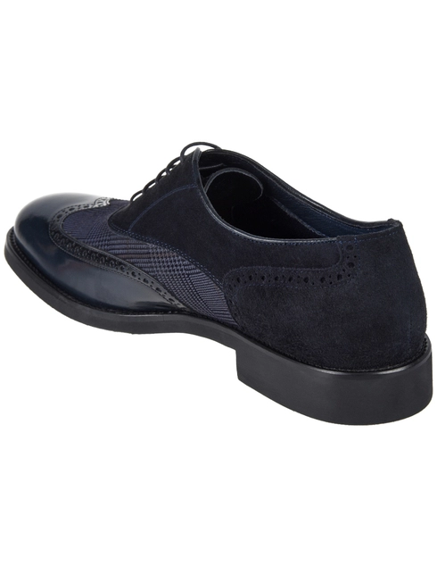мужские синие Оксфорды Stemar 228414-blue - фото-2