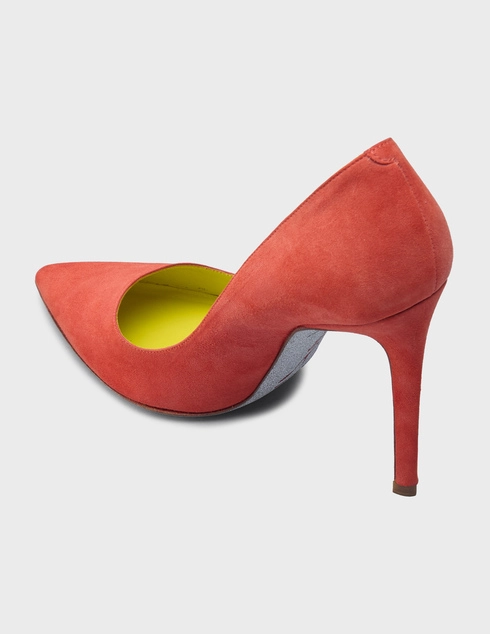 женские коралловые Туфли Rene Caovilla 8005_coral - фото-2