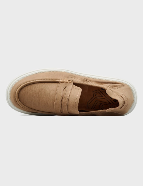 бежевые мужские Слипоны Keddo 857103-06-06_beige 5338 грн