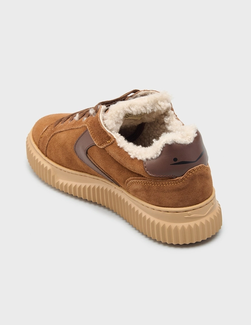 женские коричневые Кеды Voile Blanche AGR-7113-21_brown - фото-2