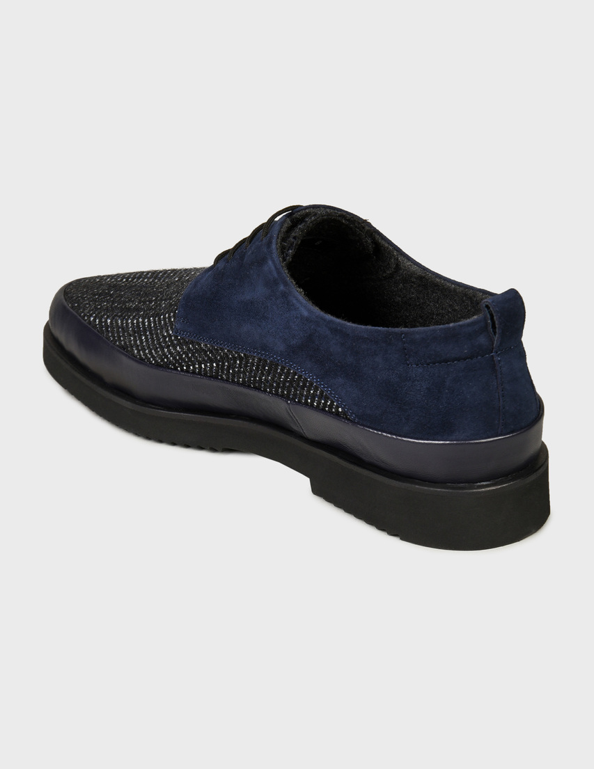 мужские синие Дерби Aldo Brue 8201_blue - фото-2