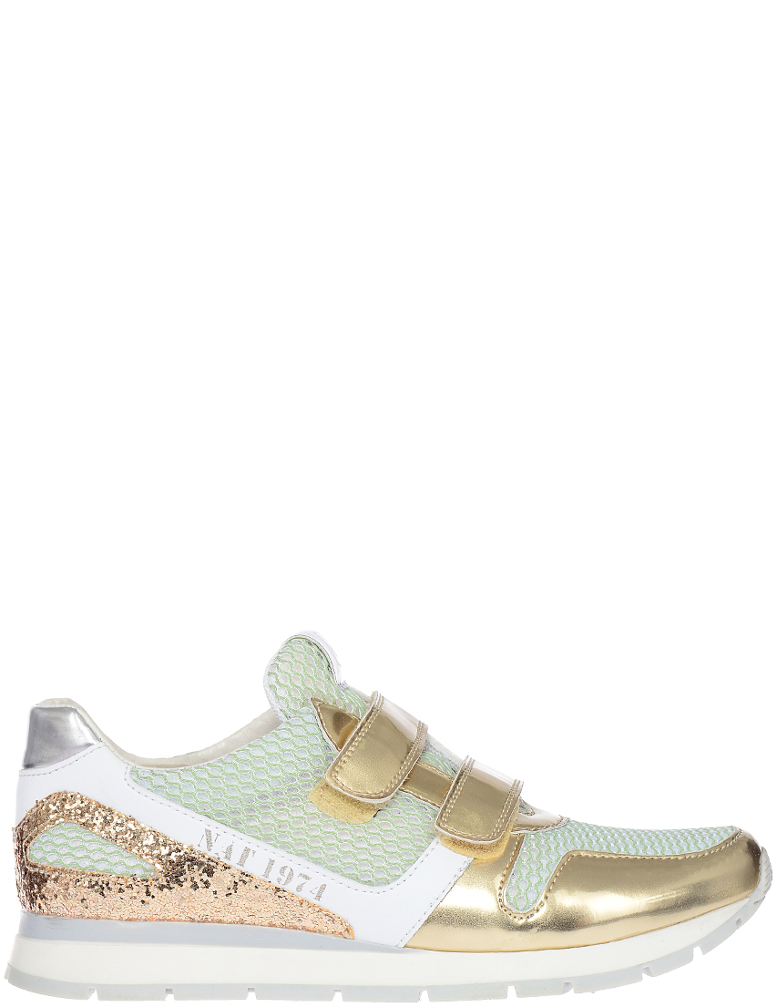 

Кроссовки, Золотой;зеленый