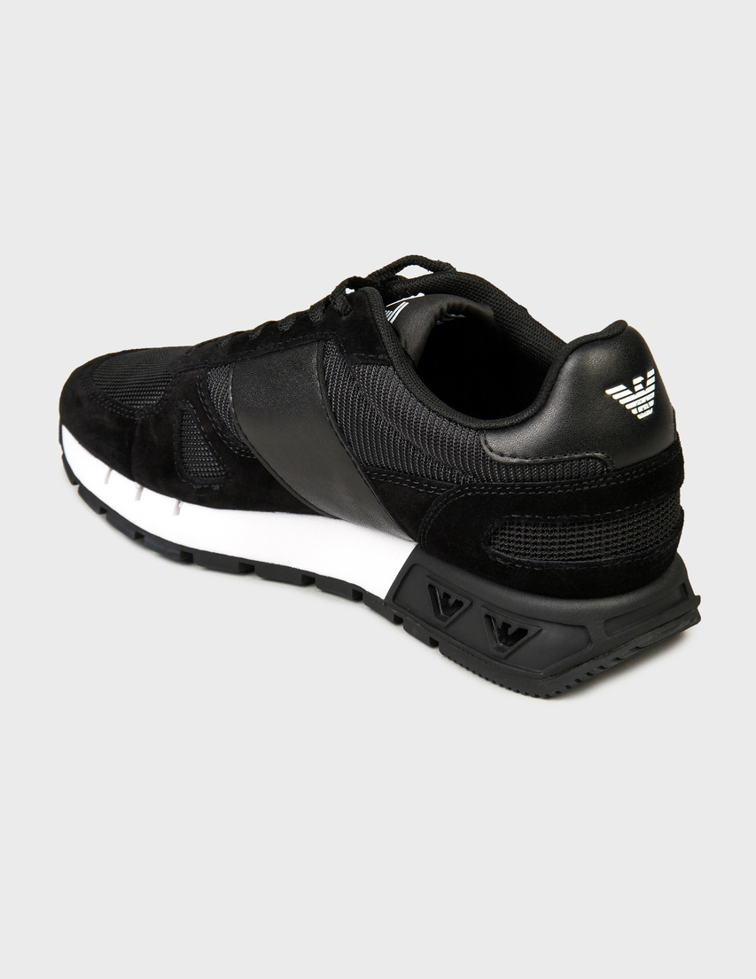 мужские черные Кроссовки Ea7 Emporio Armani 151-120-black - фото-2