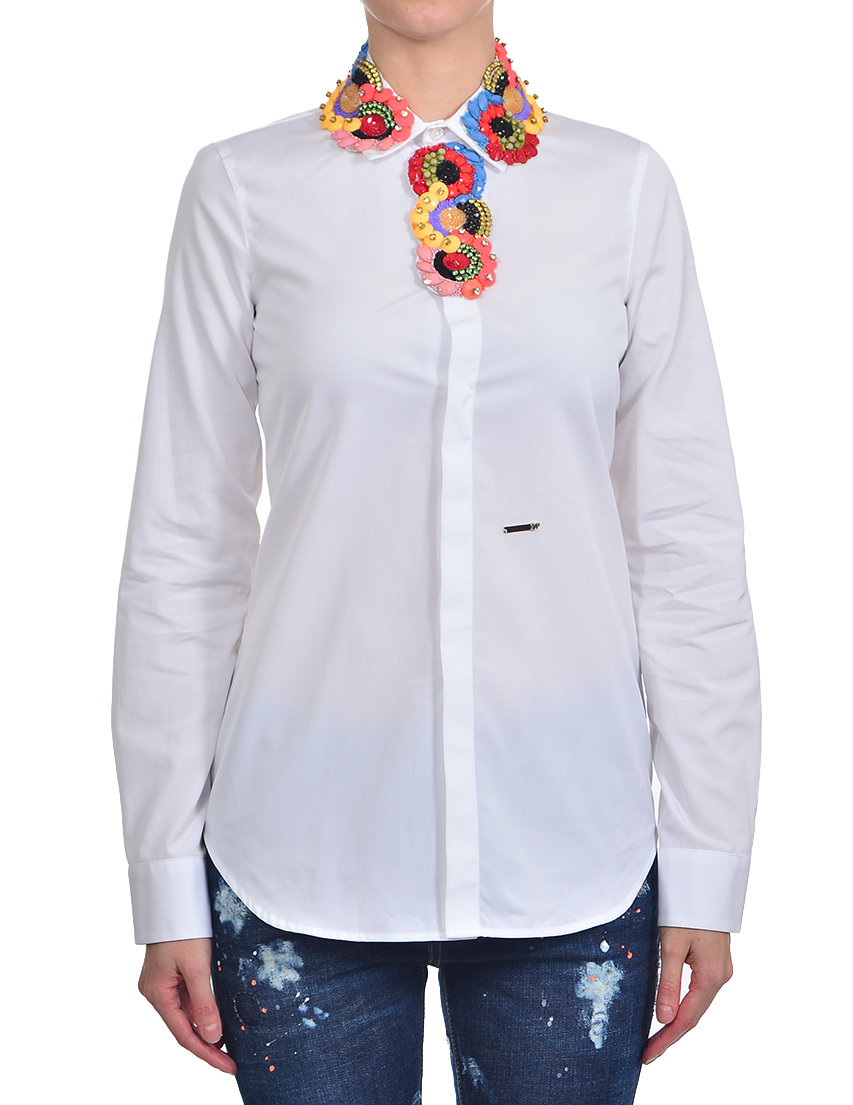 Женская рубашка DSQUARED2 0398_white