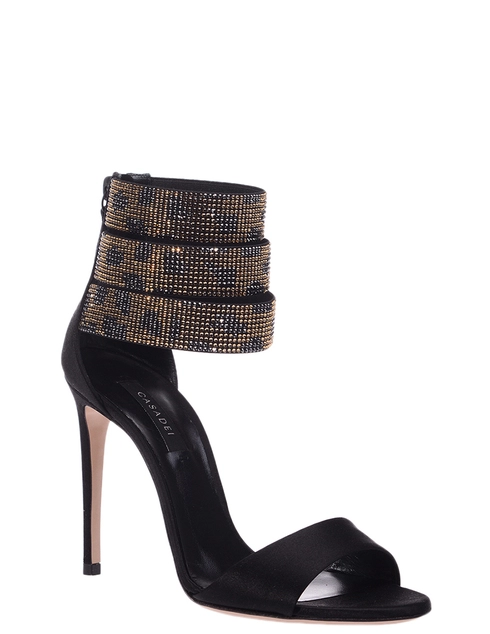 черные Босоножки Casadei 154_black1