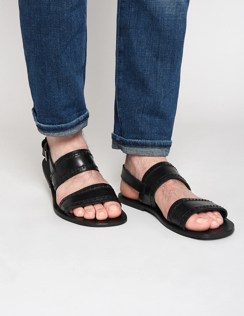 черные Сандалии Trussardi AGR-77A00089_black
