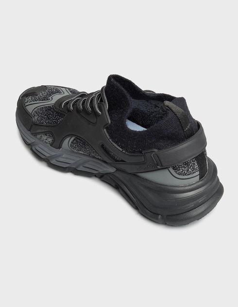 мужские черные Кроссовки Iceberg sock-k-str_black - фото-2