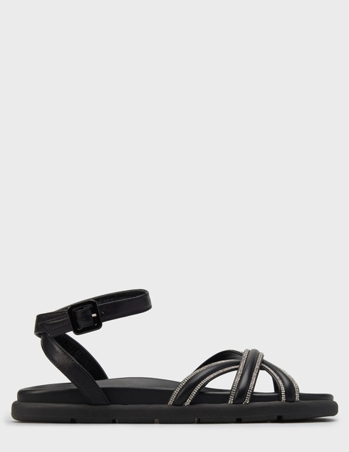 женские черные кожаные Сандалии Loriblu 2404_black - фото-5