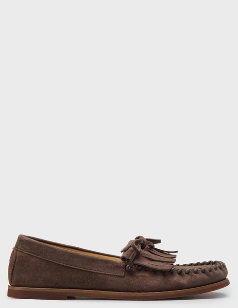 женские коричневые замшевые Мокасины Henderson Baracco Tassia_brown - фото-5