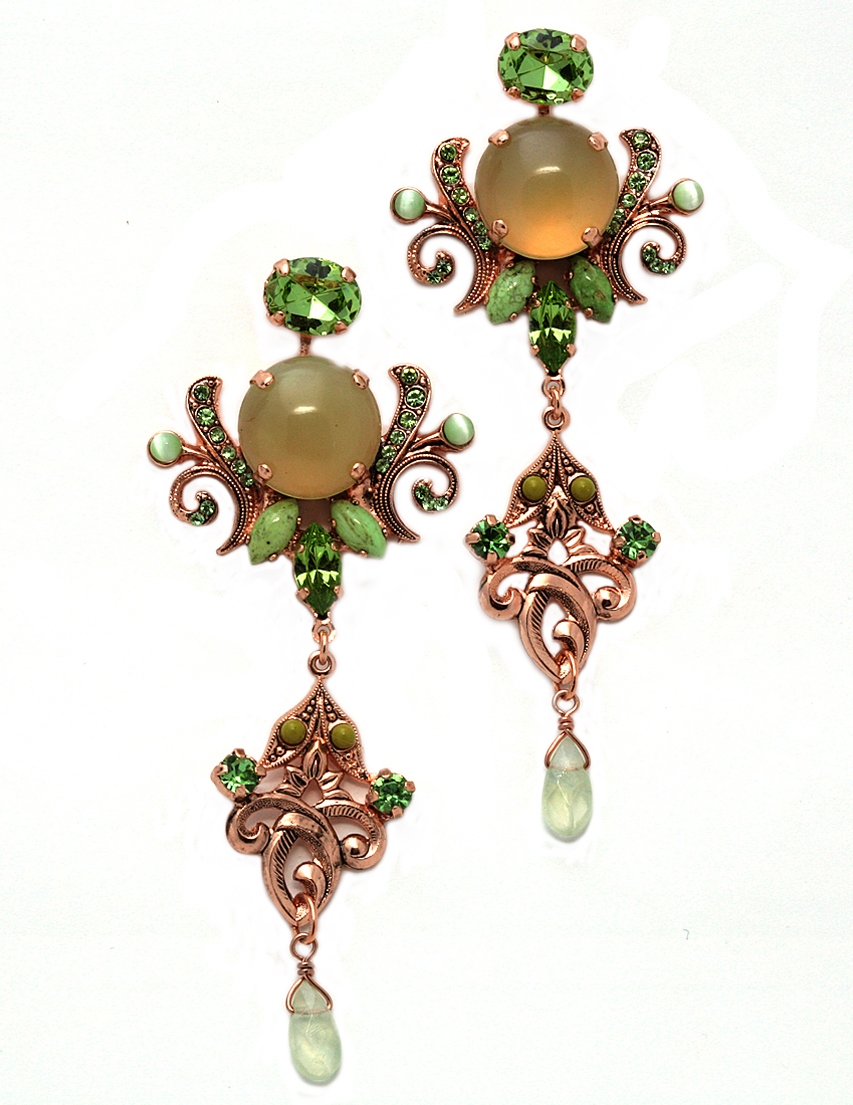 

Серьги, Зеленый