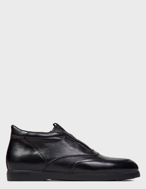 мужские черные кожаные Полуботинки	 Mario Bruni 14427_black - фото-5