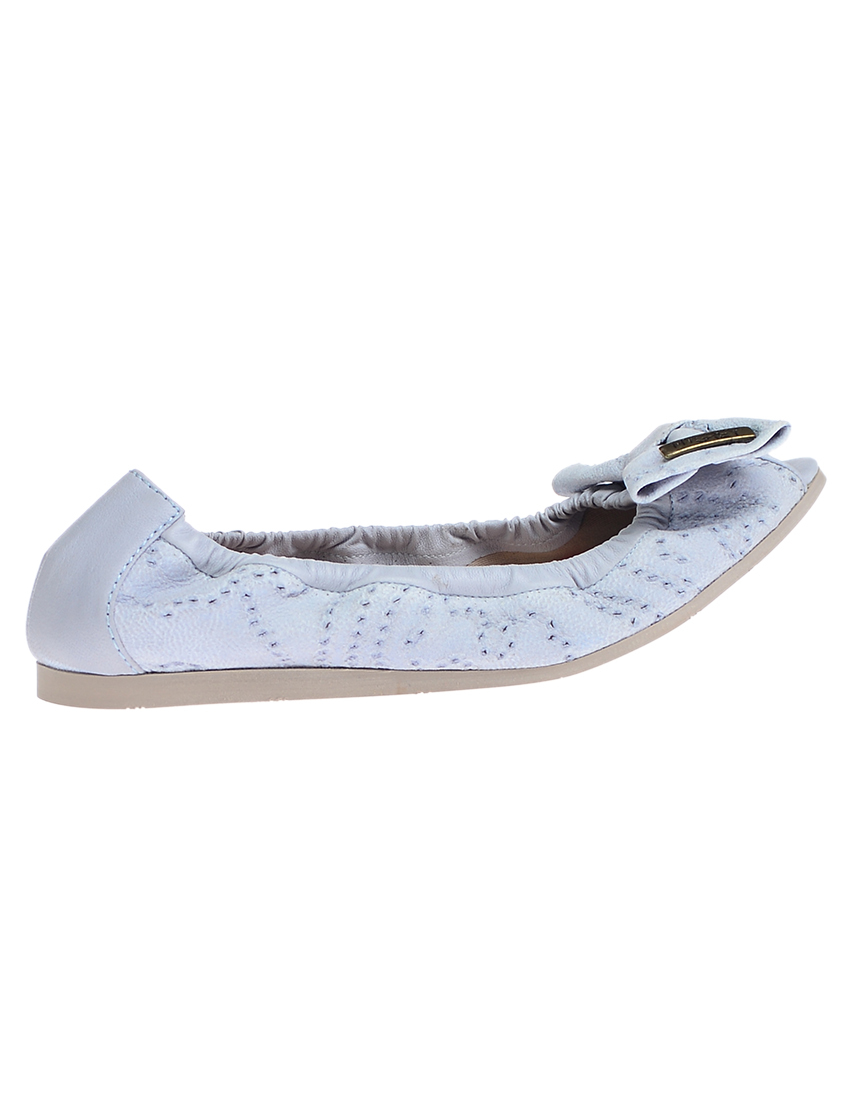женские голубые Балетки My Grey 020010_blue - фото-2