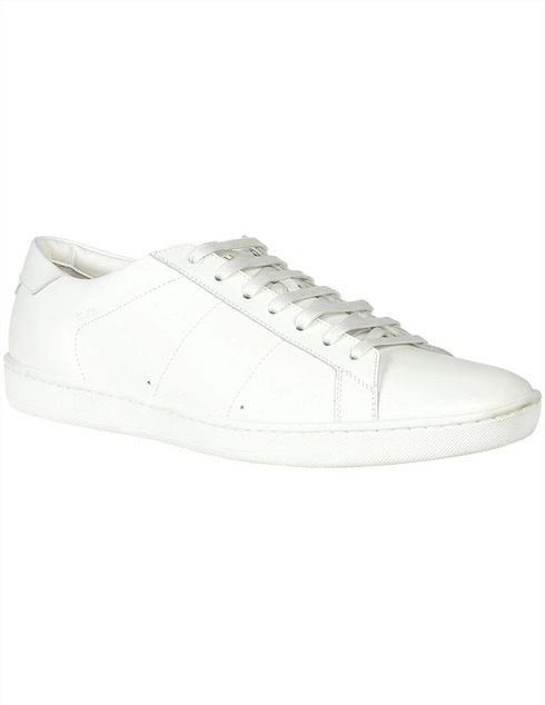 белые Кеды Saint Laurent Paris 417849-9030_white