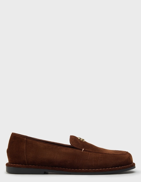 женские коричневые замшевые Лоферы Helena Soretti IRIS FW2707/94ZZ7) - фото-5