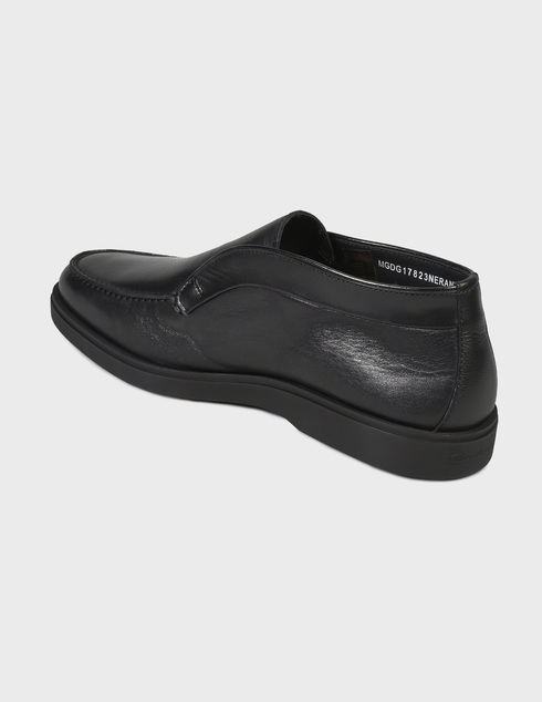 мужские черные Ботинки Santoni 17823-black - фото-2