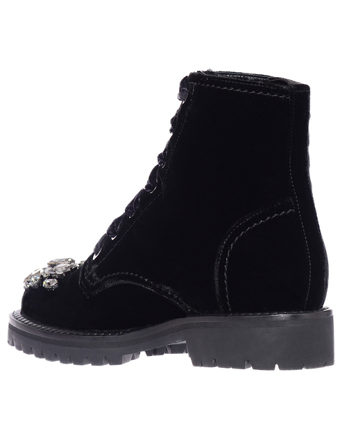 женские черные Ботинки Sebastian AGR-7436_black - фото-2