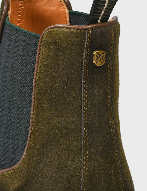 мужские зеленые замшевые Ботинки Brimarts 321500C - фото-5