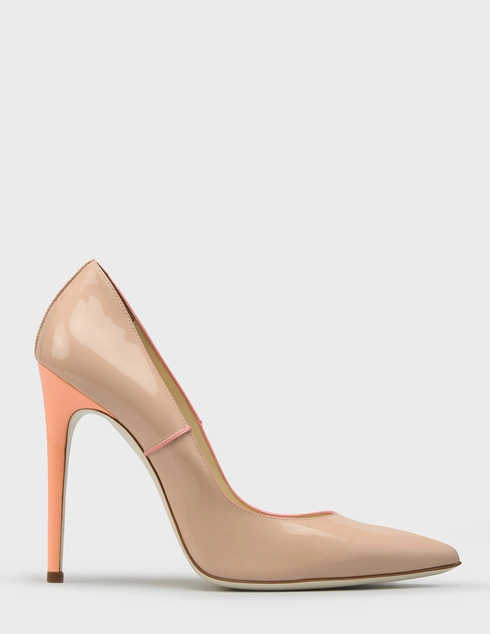 женские бежевые лакированные Туфли Loriblu 742099_beige - фото-5