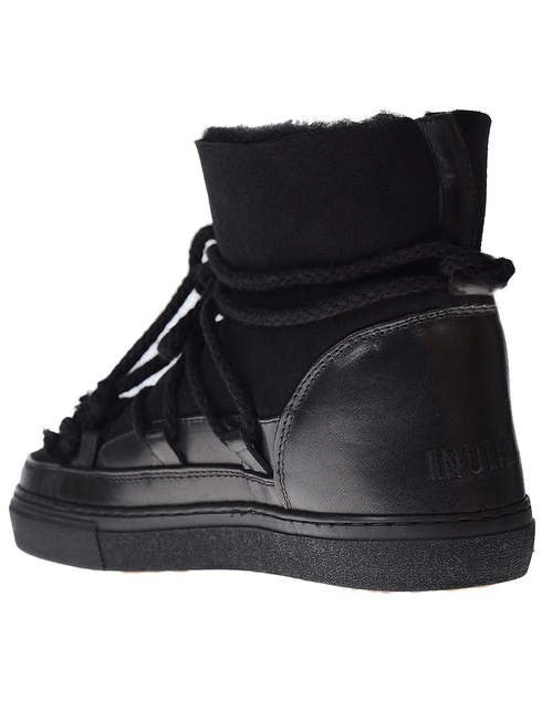 женские черные Ботинки Inuikii 20100-taupe_black - фото-2