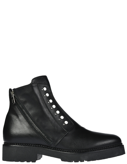 женские черные кожаные Ботинки Repo 12239_black - фото-5