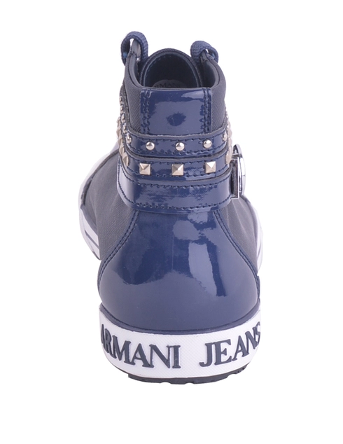 женские синие Кеды Armani Jeans 5503КЛblue - фото-2