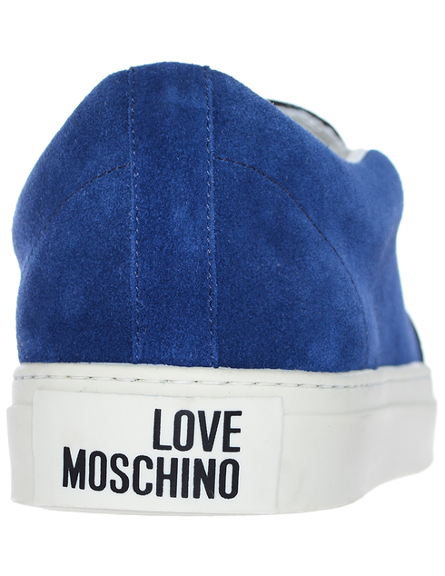 синие Слипоны Love Moschino 75075_blue