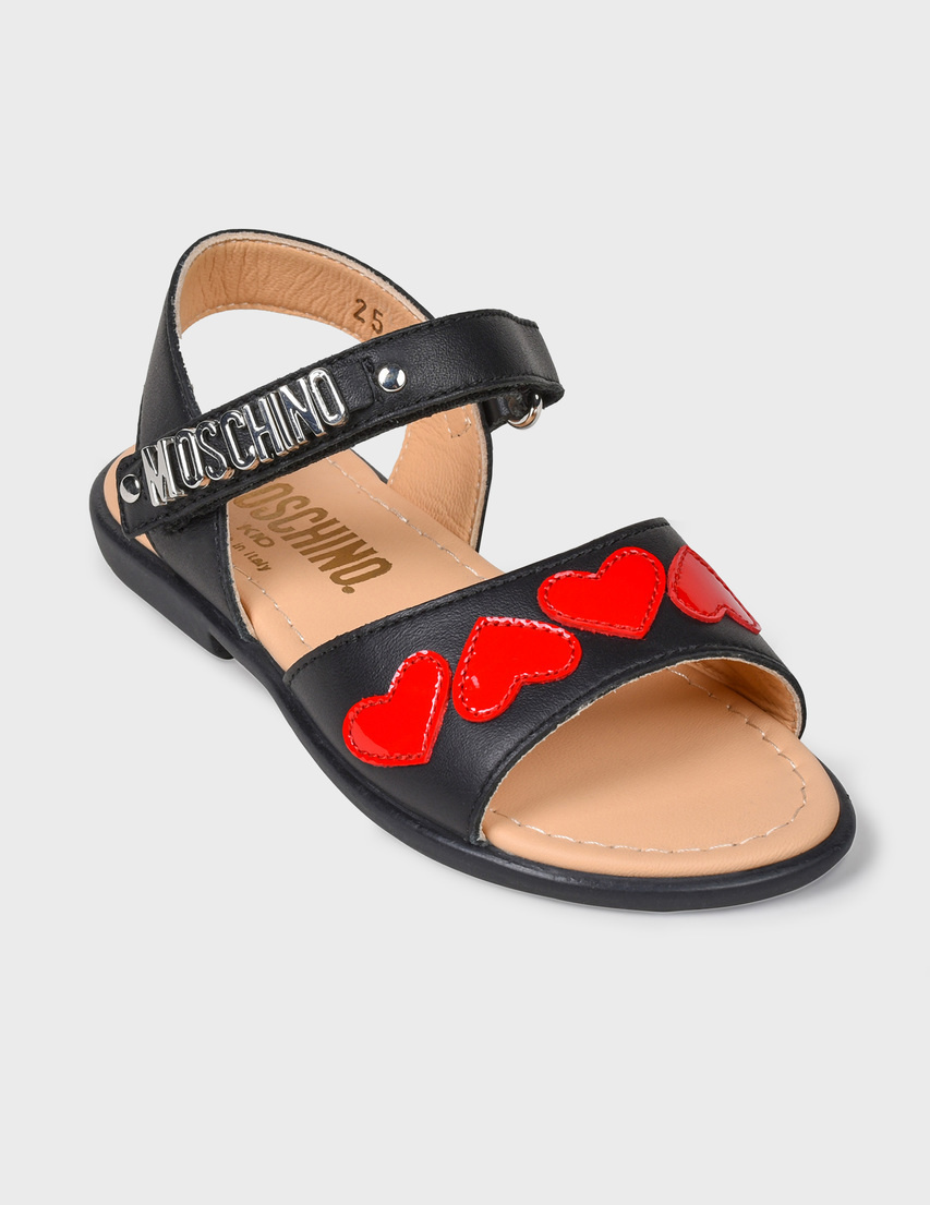 Moschino 26139-nero-rosso-black фото-2