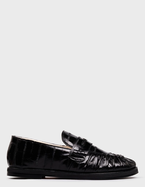 женские черные кожаные Лоферы Helena Soretti LIA-black - фото-5