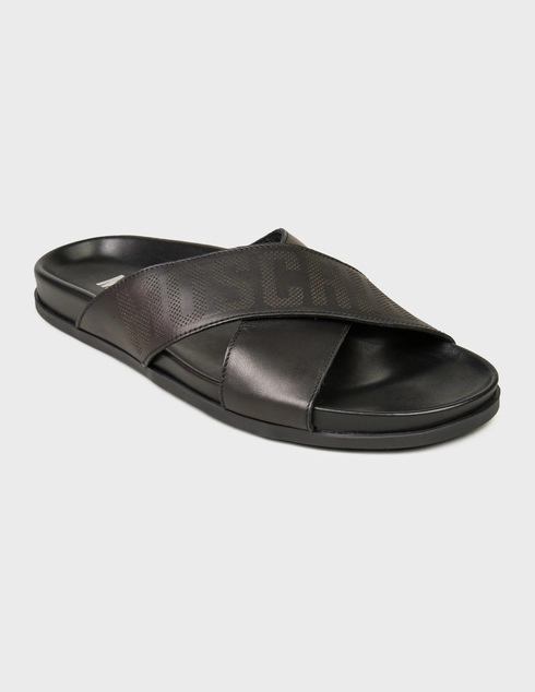 черные Шлепанцы Moschino MOS12NERO_black