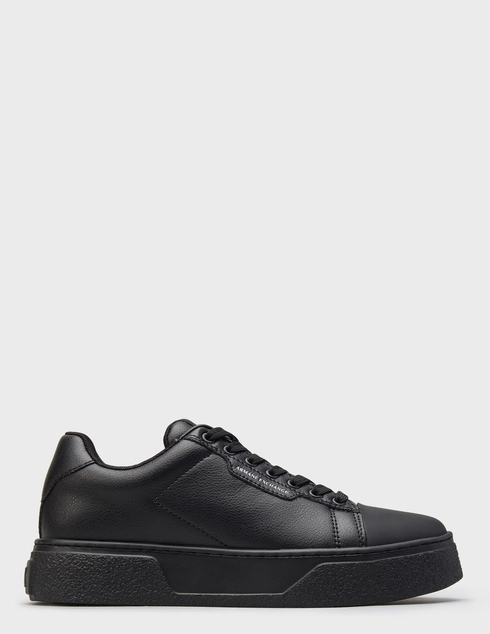 мужские черные кожаные Кеды Armani Exchange XM001666AF31308-UC001 - фото-5