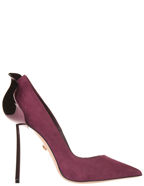 женские бордовые замшевые Туфли Le Silla 3101_purple - фото-5