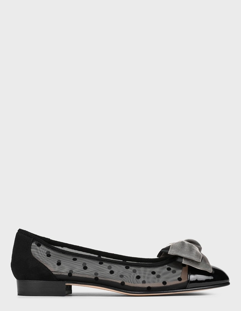 женские черные Балетки Luca Grossi 468-black - фото-2
