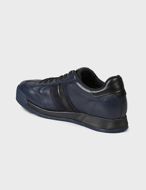 мужские синие Кроссовки Cesare Paciotti 6990-blue - фото-2
