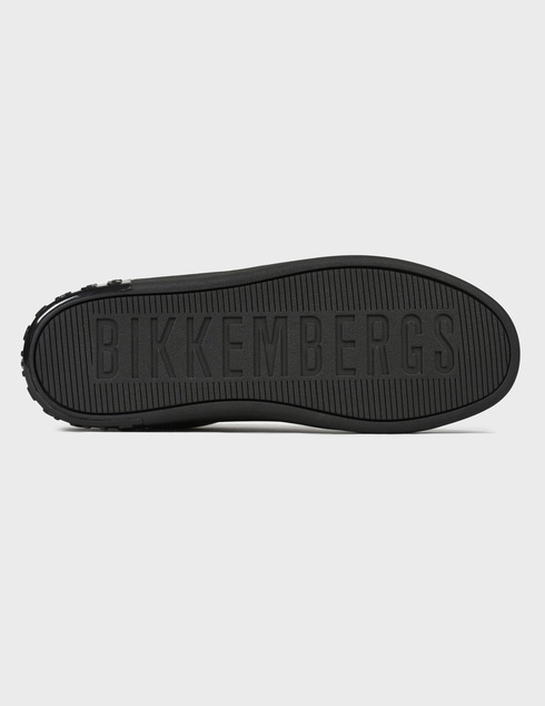 женские черные кожаные Кеды Bikkembergs B4BKW0133-SHEBA - фото-5