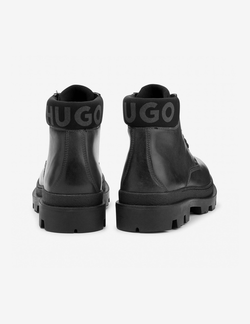 мужские черные Ботинки Hugo ms118_black - фото-2